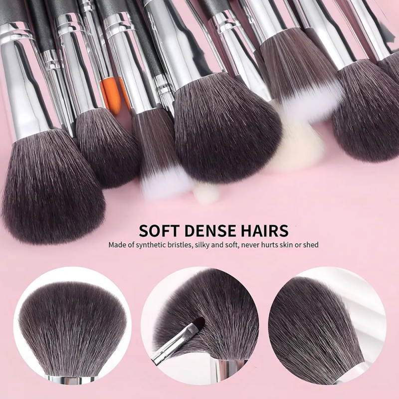 Juego De Brochas De Maquillaje Docolor Profesional, 29 Pzas Color