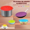 U Chef Juego de 5 Tapas de Silicona, Cubierta para