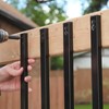Baluster 1" x 1/2" Rectangular 32" Long, Powder Coated Black