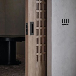 Pocket Door Handles,6 inch Recessed Flush Finger Pulls with Edge Pull,304 Stainless Steel Pocket Door Hardware, Black