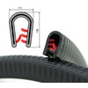 SMI-Kantenschutzprofi KS3-6S Edge Protection Profile – PVC Rubber Clamping Profile