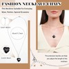 Crystals Obsidian Chain Healing Stone Pendant Necklace Love Heart Pendant