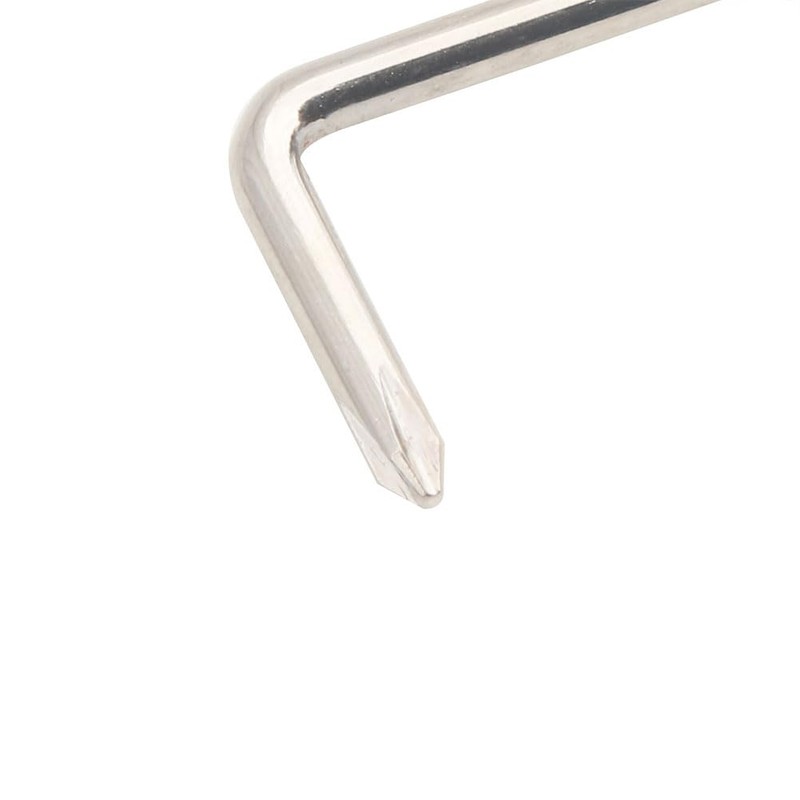 2Pcs 3mm PH0 Phillips Screwdriver, Right Angle Offset Screwdriver with