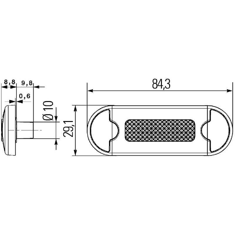 HELLA 2XS 959 855-451 Marker Light - LED - 12/24V