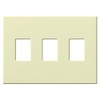 Lutron VWP-3-WH Vareo, 3-Gang Wallplate in White, matte finish