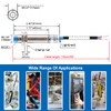 Baomain 4mm Cylindrical Inductive Proximity Switch, DC 10-30V 200mA NO