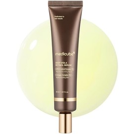 MEDICUBE Deep Vita A Retinol Serum, Sérum Facial Coreano con Retinol, Retinal, Bakuchiol, Niacinamida y Colágeno, para Líneas Finas, Firmeza y Textura, 30 ml