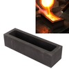 Graphite Ingot Mold 6.6lb Alchemy Capacity Rectangular Refining Graphite Casting