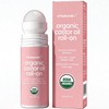 Organic Cold Pressed Castor Oil Roll-On, Hexane-Free, USDA 3 fl