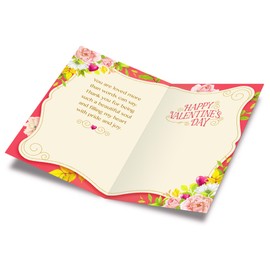 Prime Greetings Daughter Valentine's Card, Made in America, Eco-Friendly, Thick Card Stock with Premium Envelope 5in x 7.75in, Packaged in Protective Mailer