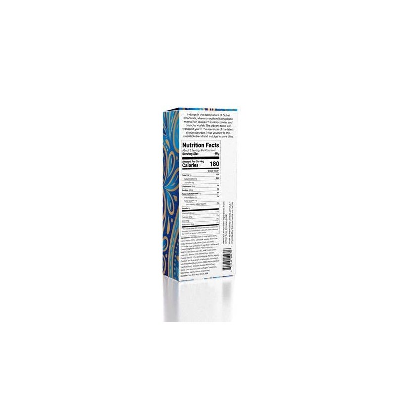 Dubai Chocolate Bar Cookies 'n Cream By Oasis Treasures