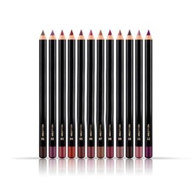 ZJchao Juego de Lápices Delineadores de Labios 12 Colores Larga Duración Resistente al Agua Fácil de Dibujar Líneas Precisas y Suaves Maquillaje para Mujeres