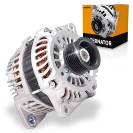 ADEERLUO Alternator For/Nissan Altima 2007-2010 Maxima 2009-2010 Murano 2009-2014 Quest 2011-2017 V6 3.5L 12V 130Amp CW 7-Groove Pulley Upgraded High Output 23100-1AA1A A003TJ1791