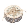Rustic Winter Solstice Coasters Set | Wood Slice Design |