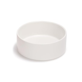 SPUNKYJUNKY Ceramic Dog Bowl Feeding Bowl Cat Bowl for Cats and Dogs (400 ml, White)