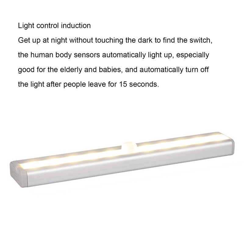 3Pcs Wireless Motion Sensor LED Lights Automatic On and Off
