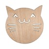 CHIC&CHARM Set of 8 Wooden Cat Coasters - Perfect Decoration