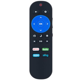 Replacement Remote Control Applicable for Element Roku TV E2AA40R-T E4AA43R-G E4SC5018RKU E2AA32R-C E4SW6518RKU E4AA43R-T E4AA50R-C E1AA32R-T E4SC4018RKU E2SW6518RKU E4SW5017RKU E4FAA43R-C E1AA32R-G