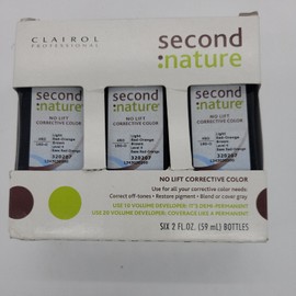 Clairol 6pack second nature clairol 4pro /160 light red -orange brown