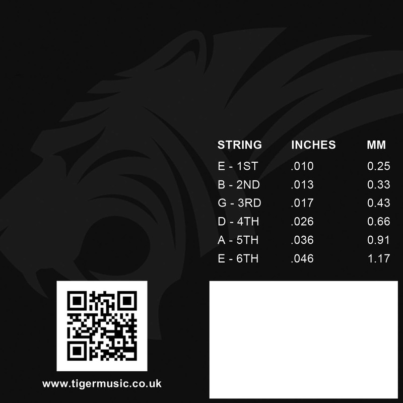 TIGER ‎EGS-WIND Electric Guitar Strings and String Winder Pack