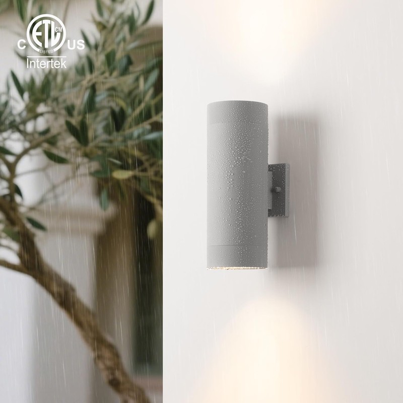 mirrea Modern Outdoor Porch Light Patio Light in 2 Lights