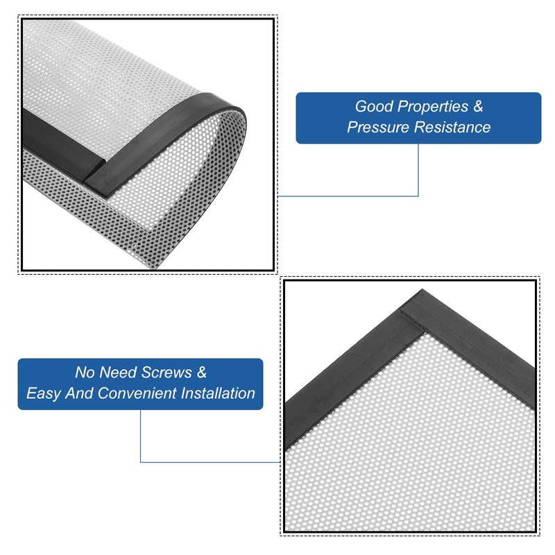 MECCANIXITY 3PCS PC Dust Filter, 360mmx120mm PVC Computer Case Cooler