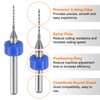 sourcing map 2 Set (20pcs) PCB Drill Bit Set 1/8"