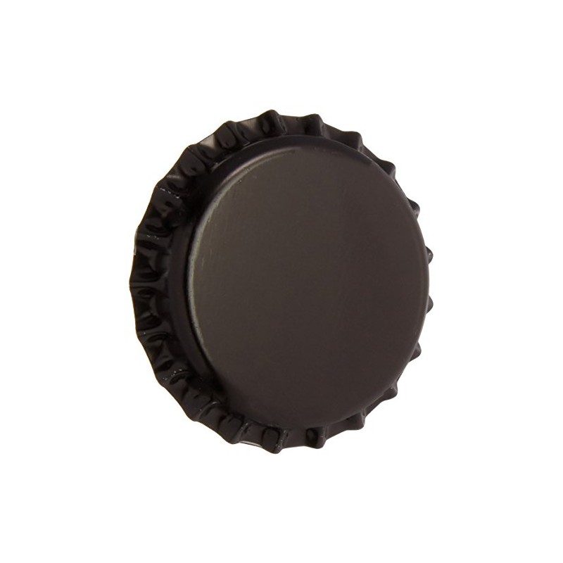 Botella de cerveza Corona caps-oxygen absorción para homebrew-144 unidades (negro)