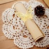 30pieces Napkin Rings,Hollow-out Butterfly Paper Napkin Buckles,Reflective Glossy Napkin Ring