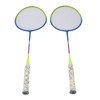 2Pcs Badminton Racket Yellow Light Frame Large Sweet Spot Anti