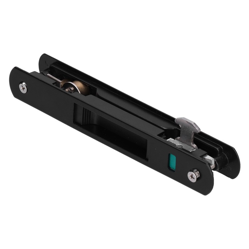 Sliding Door Lock Black Copper Zinc Alloy Lock Furniture Hardware