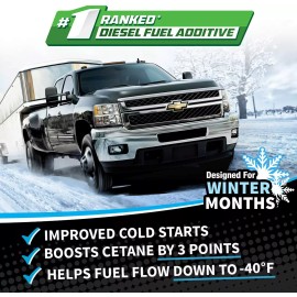 OPTI-LUBE WINTER ANTI-GEL DIESEL FUEL ADDITIVE: 6Pack of 8oz Bottles w/ Opti-Box
