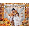 Fall Rustic Barn Door Backdrop 10x8ft Autumn Pumpkin Thanksgiving Photo
