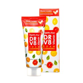 Farmstay Doctor V8 Vitamin Foam Cleansing 100ml / 팜스테이 닥터 브이8 비타민 폼클렌징 100ml