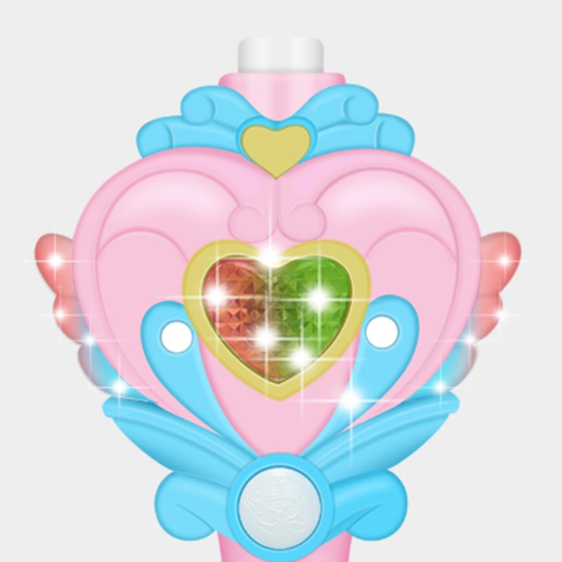 Fairy Bubble Wand Blower Musical Light Up Bubbles Toy for