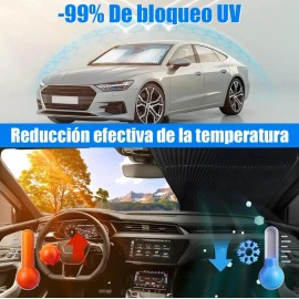 Parasol Cubre Sol Retráctil Para Parabrisas Auto O Camioneta