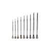 LLF 9pcs Precision Flat Blade Slotted Screwdriver Set for Watchmakers,