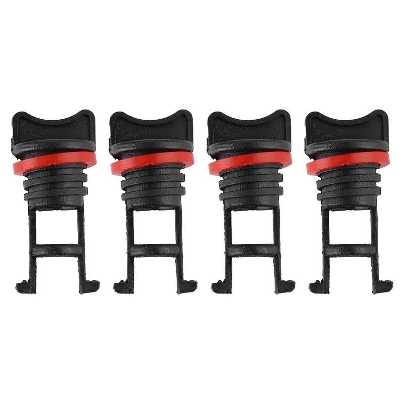 4pcs Boat Drain Bung Plugs Standard Coarse Thread with PE