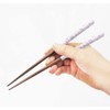 Skater Painted Chopsticks, 21cm, Kuromi, Sanrio Line Design ANN4SQ-A