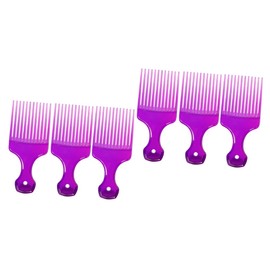 minkissy 2sets Scalp Massage Hair Comb Anti-static Styling Brush Portable Hair Brush with Hanging Hole 3pcs*2