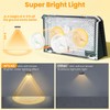 APILAB Solar Fence Lights Outdoor 16 Pack - 3 Modes