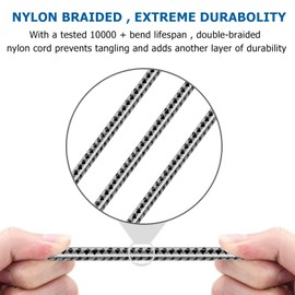 1/4 Inch TRS Stereo to Dual 1/4 Inch TS Cable, TEKERA Stereo Breakout 1/4 Y Cable, Nylon Jacket Gold-Plated Plug Cable Splitter, Mono Breakout Cable for Guitar Amplifiers Mixer Speaker, PA3587 (1m)