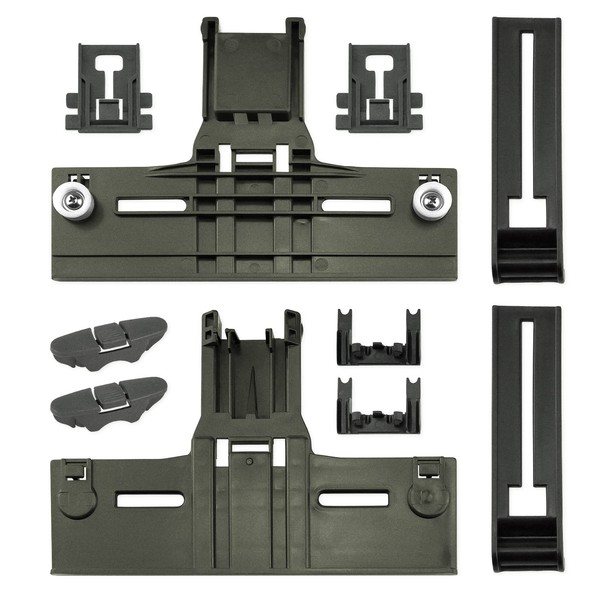 Upgraded W10350376 Dishwasher Top Rack Adjuster Part Repair Kit (10pcs)