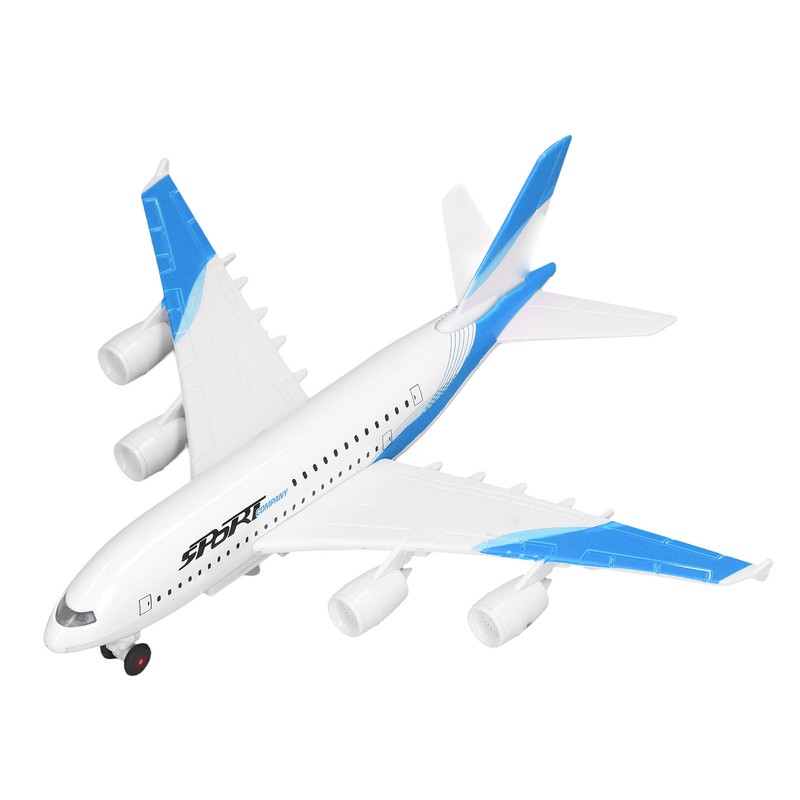 Alloy Airplane Model Aircraft Model 5 Lights Passenger Jet Toy