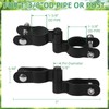 1-3/8'' Chain Link Fence Gate Post Hinge, 2 Pcs Gate