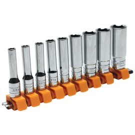 SK11 Socket Set SHS209D Drive: 0.25 inches (6.35 mm), Deep 0.25 - 0.65 inches (5 - 14 mm), Drive 0.25 inches (6.35 mm)