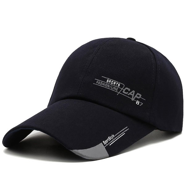 Lizihengpi Men's Deep Baseball Cap, Running, Women's, Mesh, Black, Hat,