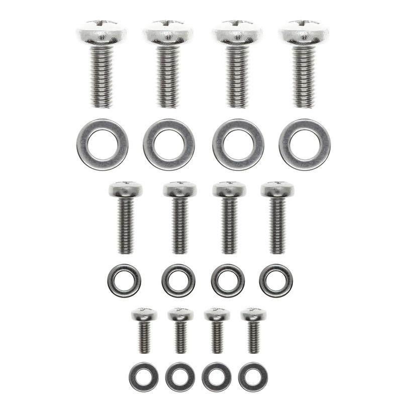 24pcs Stainless Steel TV Bracket Mount Kit Universal VESA TV