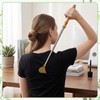 NAFJYR 2PCS Bamboo Handles Back Scratcher, Extendable Portable Travel Wooden