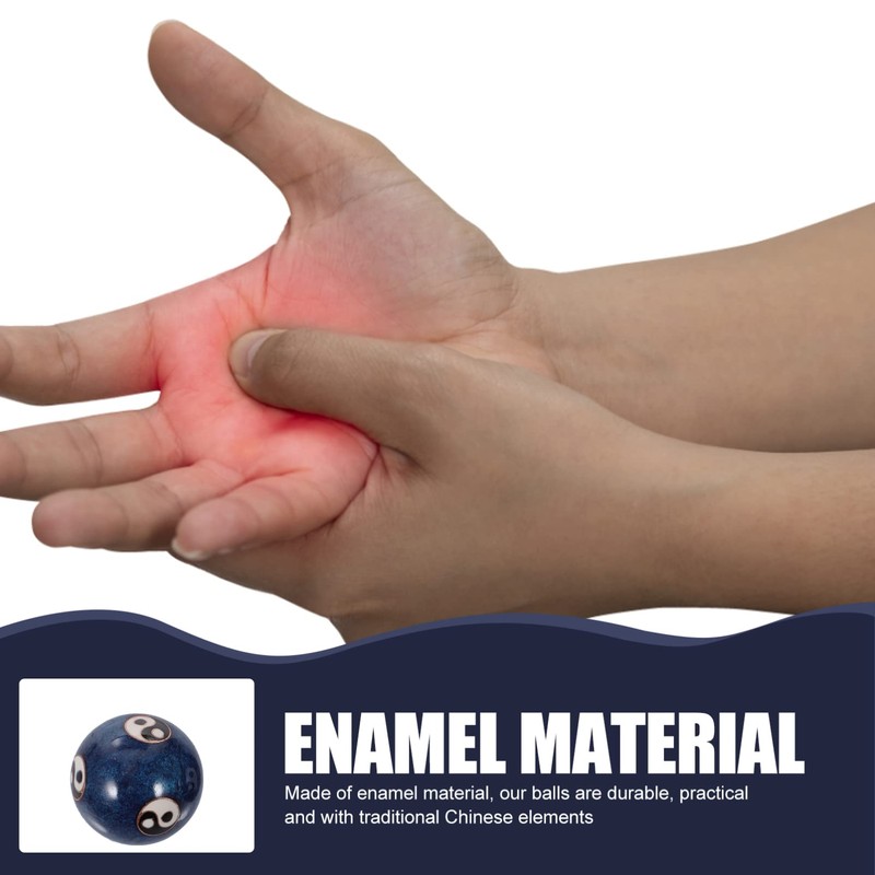 SUPVOX Exercise Baoding Balls Healthy Hands Care Balls Therapy Exercise